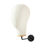 Maxbell Manikin Head Wall Mounted Sturdy Wig Hat Display Holder Hairdresser Training 25cm Hook