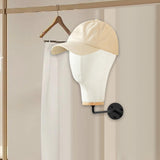 Maxbell Manikin Head Wall Mounted Sturdy Wig Hat Display Holder Hairdresser Training 25cm Hook