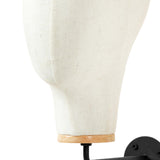 Maxbell Manikin Head Wall Mounted Sturdy Wig Hat Display Holder Hairdresser Training 25cm Hook
