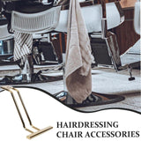 Maxbell Salon Chair Foot Pedal Stainless Steel Practical Hair Styling Chair Footrest