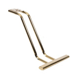 Maxbell Salon Chair Foot Pedal Stainless Steel Practical Hair Styling Chair Footrest