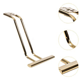 Maxbell Salon Chair Foot Pedal Stainless Steel Practical Hair Styling Chair Footrest