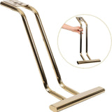 Maxbell Salon Chair Foot Pedal Stainless Steel Practical Hair Styling Chair Footrest