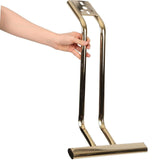 Maxbell Salon Chair Foot Pedal Stainless Steel Practical Hair Styling Chair Footrest