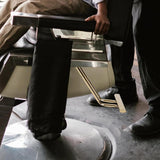 Maxbell Salon Chair Foot Pedal Stainless Steel Practical Hair Styling Chair Footrest