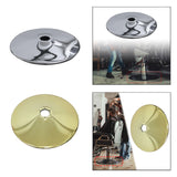 Maxbell Barber Chair Pump Base Easy to Use Stylist Office Salon Chair Hydraulic Base Argent