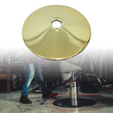 Maxbell Barber Chair Pump Base Easy to Use Stylist Office Salon Chair Hydraulic Base Golden