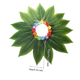Maxbell Grass Skirt Hawaiian Flower Leaf Skirt for Beach Masquerade Celebration 15 Leaf Skirt