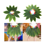 Maxbell Grass Skirt Hawaiian Leaf Skirt for Masquerade Stage Performance Celebration 10 Leaf Skirt