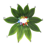 Maxbell Grass Skirt Hawaiian Leaf Skirt for Masquerade Stage Performance Celebration 10 Leaf Skirt