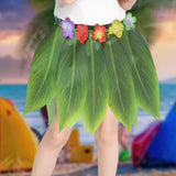 Maxbell Grass Skirt Hawaiian Leaf Skirt for Masquerade Stage Performance Celebration 10 Leaf Skirt