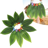 Maxbell Grass Skirt Hawaiian Leaf Skirt for Masquerade Stage Performance Celebration 10 Leaf Skirt