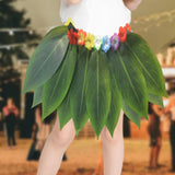 Maxbell Grass Skirt Hawaiian Leaf Skirt for Masquerade Stage Performance Celebration 15 Leaf Skirt