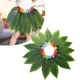 Maxbell Grass Skirt Hawaiian Leaf Skirt for Masquerade Stage Performance Celebration 15 Leaf Skirt