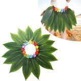 Maxbell Grass Skirt Hawaiian Leaf Skirt for Masquerade Stage Performance Celebration 15 Leaf Skirt
