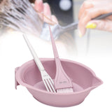 Maxbell Hair Coloring Tool Dye Brush Hair Dye Brush and Bowl Set for DIY Hair Dyeing Pink