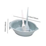 Maxbell Hair Coloring Tool Dye Brush Hair Dye Brush and Bowl Set for DIY Hair Dyeing Green