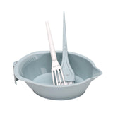 Maxbell Hair Coloring Tool Dye Brush Hair Dye Brush and Bowl Set for DIY Hair Dyeing Green