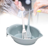 Maxbell Hair Coloring Tool Dye Brush Hair Dye Brush and Bowl Set for DIY Hair Dyeing Green