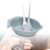 Maxbell Hair Coloring Tool Dye Brush Hair Dye Brush and Bowl Set for DIY Hair Dyeing Green