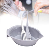 Maxbell Hair Coloring Tool Dye Brush Hair Dye Brush and Bowl Set for DIY Hair Dyeing Grey