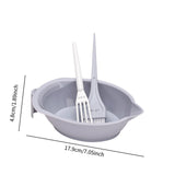 Maxbell Hair Coloring Tool Dye Brush Hair Dye Brush and Bowl Set for DIY Hair Dyeing Grey