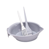 Maxbell Hair Coloring Tool Dye Brush Hair Dye Brush and Bowl Set for DIY Hair Dyeing Grey