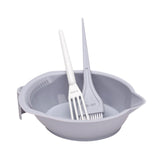 Maxbell Hair Coloring Tool Dye Brush Hair Dye Brush and Bowl Set for DIY Hair Dyeing Grey