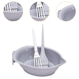 Maxbell Hair Coloring Tool Dye Brush Hair Dye Brush and Bowl Set for DIY Hair Dyeing Grey