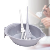 Maxbell Hair Coloring Tool Dye Brush Hair Dye Brush and Bowl Set for DIY Hair Dyeing Grey