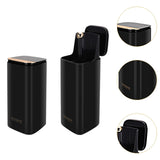 Maxbell Vanity Table Storage Organizer Automatic Lifting Stationery Brush Container black