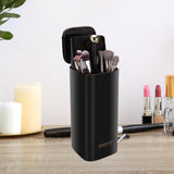 Maxbell Vanity Table Storage Organizer Automatic Lifting Stationery Brush Container black