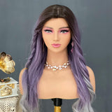 Maxbell Realistic Mannequin Head Female Mannequin Head with Shoulder for Jewelry Wig Style C