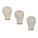 Maxbell Canvas Mannequin Head Model Manikin Wig Display Stand for Scarf Beauty Salon 21inch