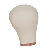 Maxbell Canvas Mannequin Head Model Manikin Wig Display Stand for Scarf Beauty Salon 21inch