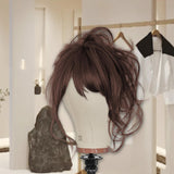 Maxbell Canvas Mannequin Head Model Manikin Wig Display Stand for Scarf Beauty Salon 22inch
