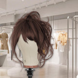 Maxbell Canvas Mannequin Head Model Manikin Wig Display Stand for Scarf Beauty Salon 22inch