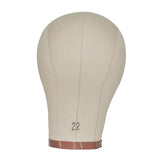 Maxbell Canvas Mannequin Head Model Manikin Wig Display Stand for Scarf Beauty Salon 23inch