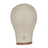 Maxbell Canvas Mannequin Head Model Manikin Wig Display Stand for Scarf Beauty Salon 23inch