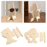 Maxbell Wooden Eyeglass Spectacle Holder Eyewear Stand for Living Room Entryway Gift Man