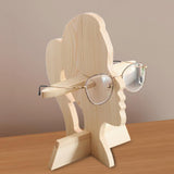 Maxbell Wooden Eyeglass Spectacle Holder Eyewear Stand for Living Room Entryway Gift Woman