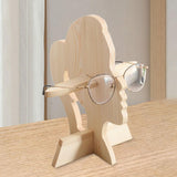 Maxbell Wooden Eyeglass Spectacle Holder Eyewear Stand for Living Room Entryway Gift Woman