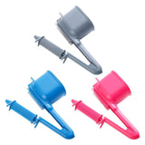 Maxbell Roller Hair Color Applicator Protable Semi Automatic for Salon Travel Adults blue