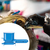Maxbell Roller Hair Color Applicator Protable Semi Automatic for Salon Travel Adults blue
