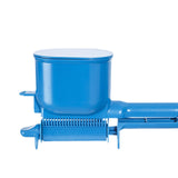 Maxbell Roller Hair Color Applicator Protable Semi Automatic for Salon Travel Adults blue
