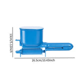 Maxbell Roller Hair Color Applicator Protable Semi Automatic for Salon Travel Adults blue