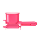 Maxbell Roller Hair Color Applicator Protable Semi Automatic for Salon Travel Adults pink