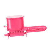 Maxbell Roller Hair Color Applicator Protable Semi Automatic for Salon Travel Adults pink