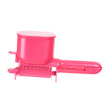 Maxbell Roller Hair Color Applicator Protable Semi Automatic for Salon Travel Adults pink