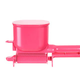 Maxbell Roller Hair Color Applicator Protable Semi Automatic for Salon Travel Adults pink